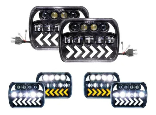 Par De Faros Led Con Carcaza Universal