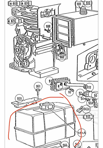 Tanque De Combustible Para Motor Briggs & Stratton 691993