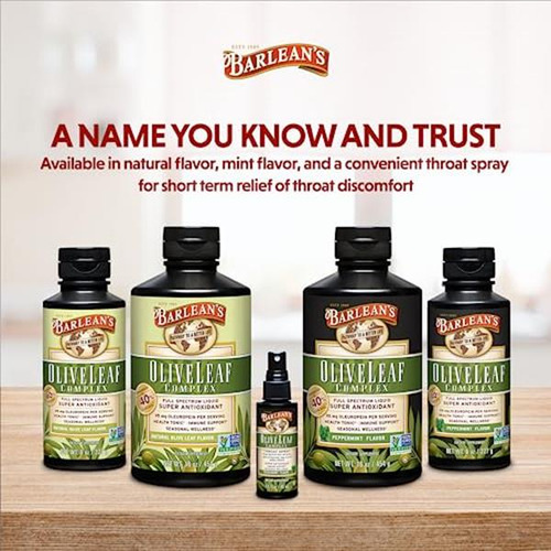 Barlean's Organic Oils Olive Leaf Complex Immune Support Liq