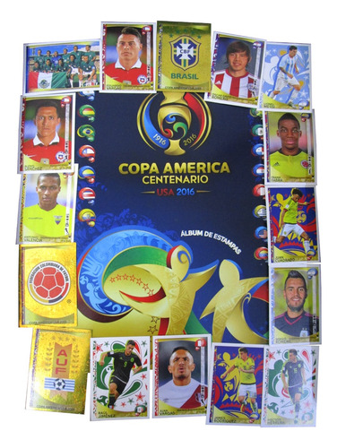 200 Estampas Sin Repetir Album Copa America Usa 2016 Panini