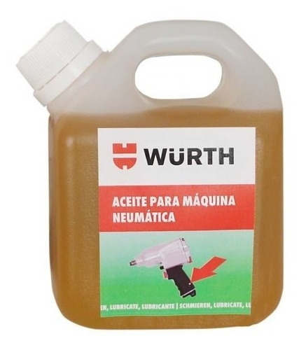 Aceite Para Maquinas Neumaticas Wurth 500 Ml