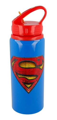 Botella De Agua De Aluminio Infantil Superman 710ml Vaso