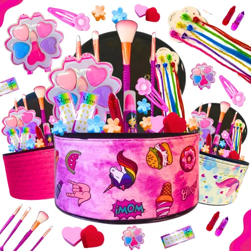 Kit Infantil Criança De Maquiagem Maletinha Linda Completa Menor preço em Kit Infantil Criança De Maquiagem Maletinha Linda Completa