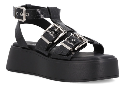 Sandalia Mujer Negro Stylo Shoes Hy22499bk