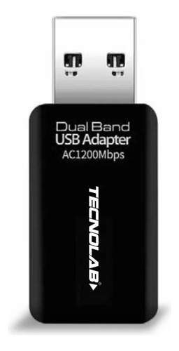 Adaptador Wifi Usb Dual 1200mbps Tecnolab Tl132