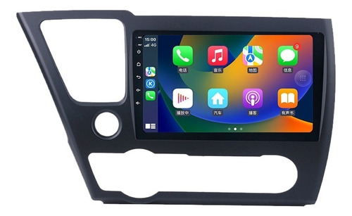 Estéreo 2+32g Carplay Cámara Para Honda Civic 2008-2012 Gps