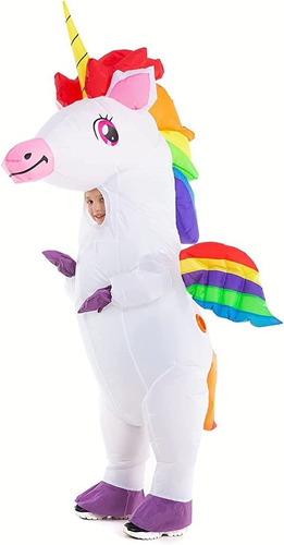 Disfraz Unicornio Inflable - Niñas - Entrega Inmediata