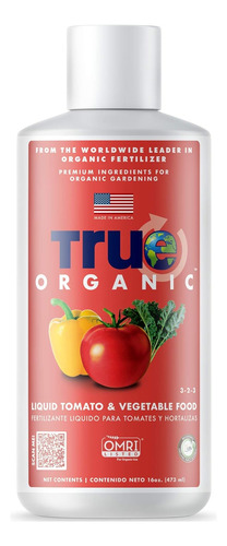 Alimento Líquido De Tomate Y Vegetales 16oz - Cdfa, Omri, Pa