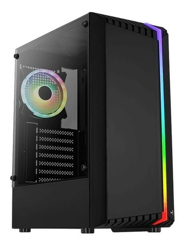 Caja Chasis Gabinete Gamer Rgb Aerocool Bionic V2 Rgb Negro