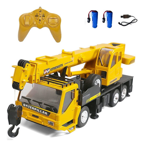 Tractor De Construcción Weecoc Rc Crane Con Control Remoto G