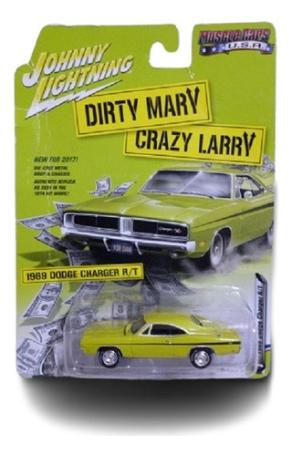 Johnny Lightning 69 Dodge Charger Dirty Mary... - J P Cars