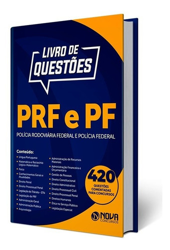 Kit Apostila Agente Administrativo Pf E Prf + Livro Questões