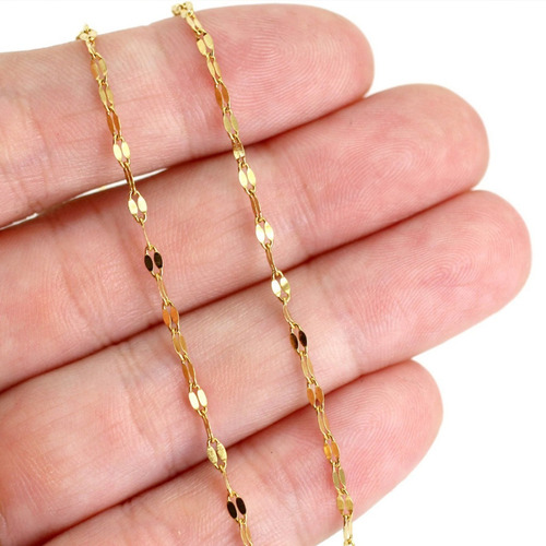 Imagen 4 de 10 de Pulseras Tobilleras Mujer Fina Cadena De Cuerpo Acero Dorada