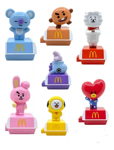 Coleção Completa Bt21 Mc Donalds - Banda Coreana Bts Lacrado