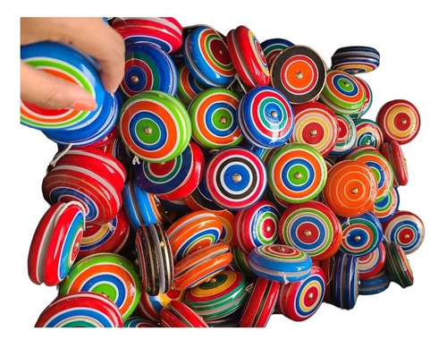 53 Yoyos Juguetes Mexicanos Artesanales Madera Mayoreo 