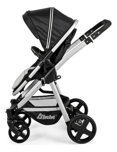 Carriola Sistema De Viaje Mare Bambineto Autoasiento En Caja Negro Plata