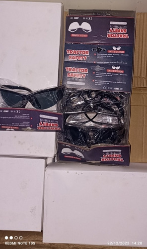 Lentes De Seguridad Tractor Safety Tipo Avispa Anti-niebla.