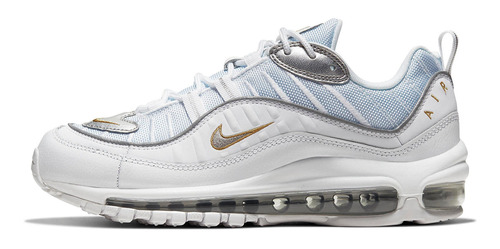 Zapatillas Nike Air Max 98 White Silver Urbano Ct2547_100   