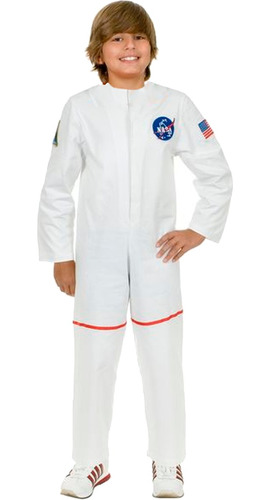 Disfraz Para Niño Astronauta Blanco Talla Small 6-8