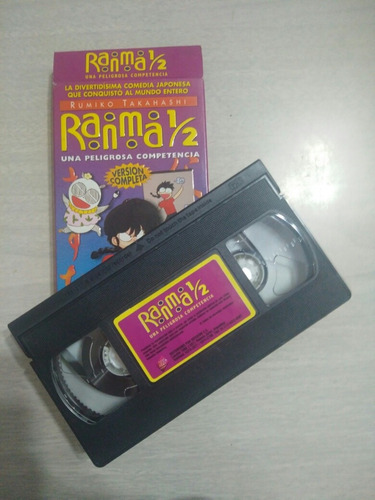 Vhs Ranma 1/2 Una Peligrosa Competencia Manga Comic