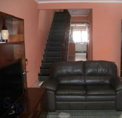 Imagem 3 de 11 de Sobrado Com 3 Dormitórios À Venda, 145 M² Por R$ 465.000,00 - Parque Erasmo Assunção - Santo André/sp - So0315