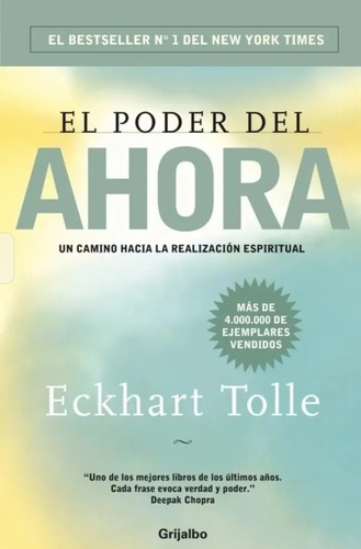 Imagen 1 de 1 de El Poder Del Ahora ( 2 Ejemplares)