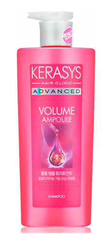 Shampoo Kerasys Advance Voluminizador 600ml Con Colágeno