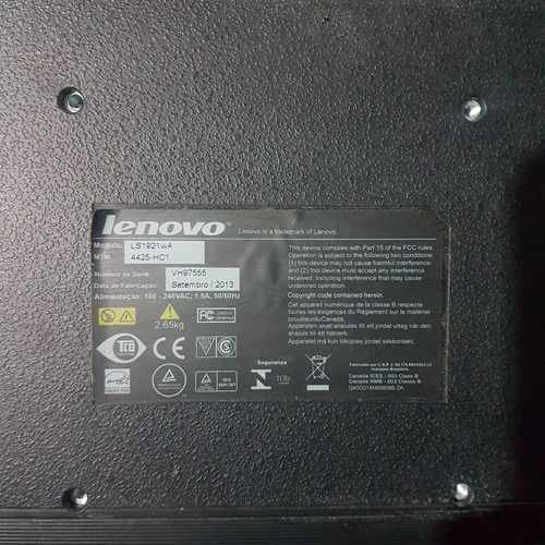 Base Do Monitor Lenovo Ls1921wa