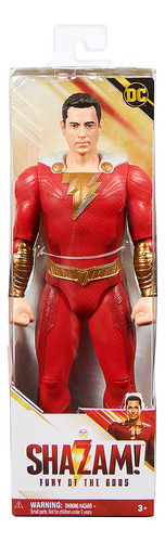 Boneco Shazam! Fúria Dos Deuses O Filme - 30cm - Dc