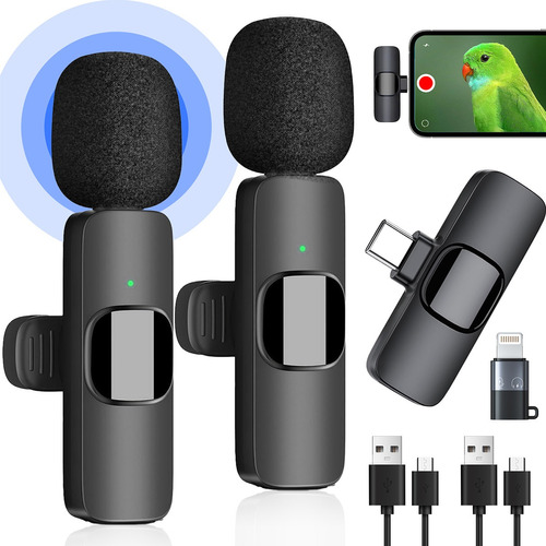 Microfono Inalambrico Solapa Lavalier Para iPhone Android