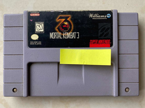 Super Nintendo Mortal Kombat 3