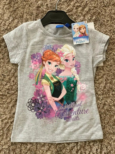 Remera Manga Corta Disney Infantil