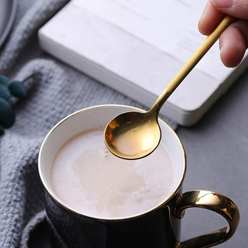 Cucharas De Café Expreso De Acero Inoxidable Para Café, 10 U