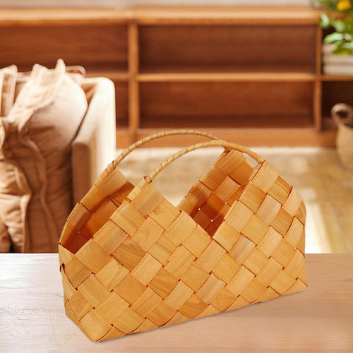 Cesta De Flores Tejida A Mano, Caja De Arreglo Floral,