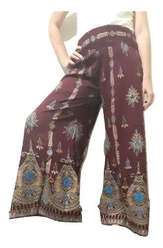 Pantalones Hindu Mujer Tiro Alto Pantalones Jeans Y Joggings En