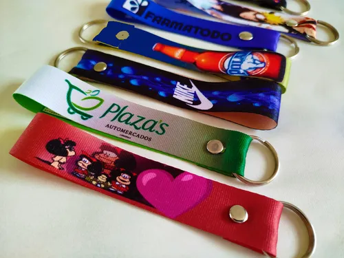 comprar Pack De 100 Llaveros Mini Lanyards Personalizados.