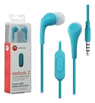 Comprar Audifonos Motorola Earbuds 2 C\u002Fmicro Turquesa