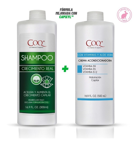 X2 Shampoo Crecimiento Con Capixyl+ Acondicionador 500 Ml Cu