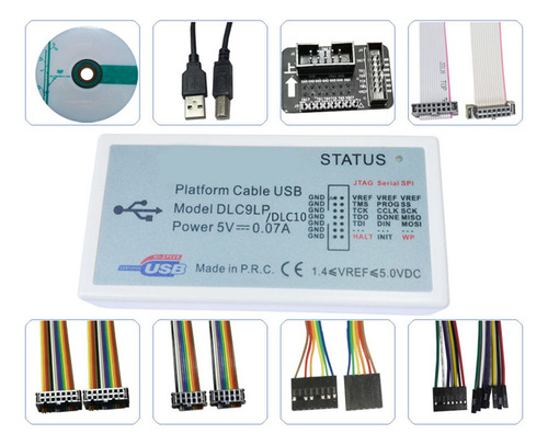 Cabo De Plataforma Xilinx Usb Fpga Cpld Jtag Spi Baixar Debu