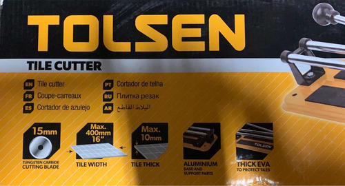Corta Cerámica De 40 Cm. Marca Tolsen