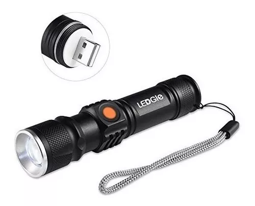 linterna de caza resistente al agua Linterna frontal LED recargable por USB 80000 lm 
