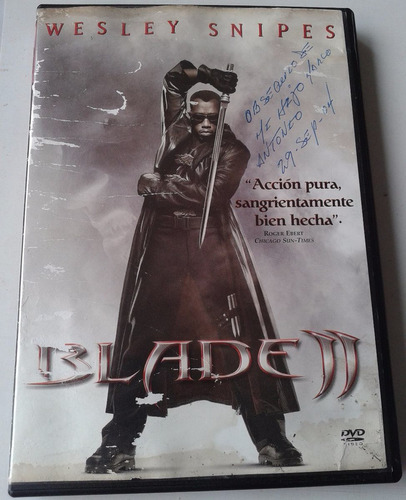 Pelicula Dvd  Blade Ii Wesley Snipes