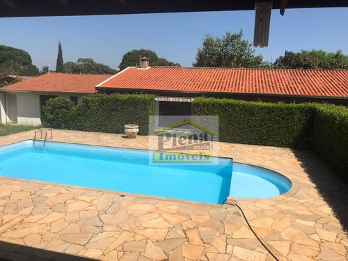 Chácara Com 3 Dormitórios À Venda, 1250 M² Por R$ 1.000.000,00 - Chácara Recreio Alvorada - Hortolândia/sp - Ch0144