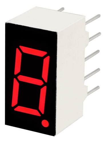 Display Led 7 Segmentos Rojo 10 Piezas 0.56 Pulgadas 10 Pine