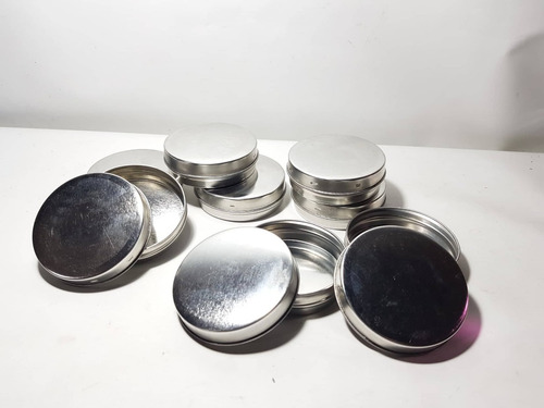 100 Latas Pastilleras De 5,8cm X 2.5cm. 100 Unidades Envase