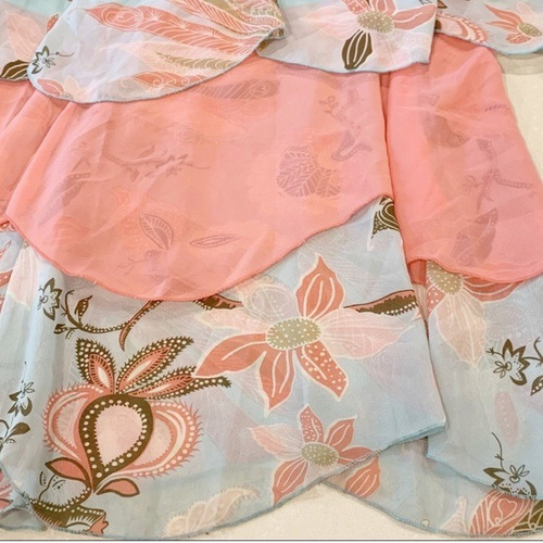 Vestido Boho Maxi Gasa Capas Ed Limitada Rare Rhode (Usado)