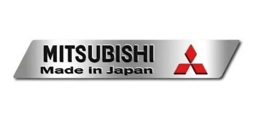Emblema Automotivo Aço Inox  Mitsubishi Made In Japan