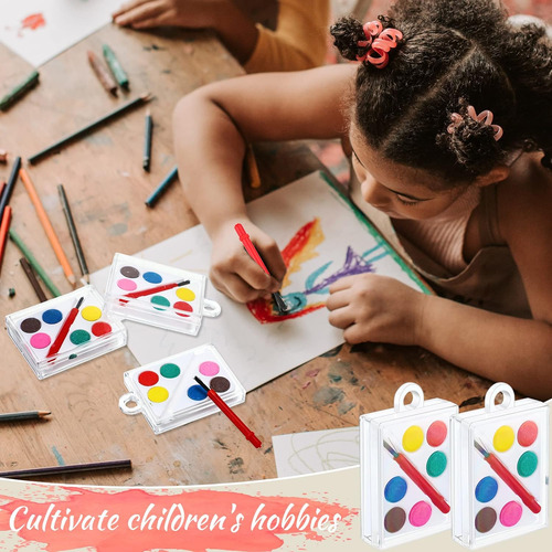 Conjuntos De Pintura De Acuarela Mini Juego De Pintura Mini