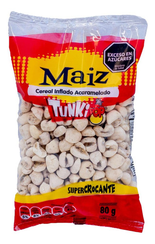 Tutuca Tunkipop Maiz Inflado X 90 Grs.