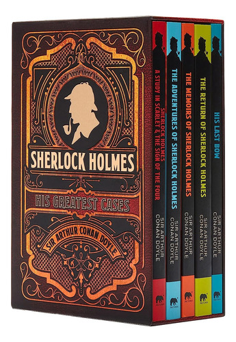 Libro Sherlock Holmes [ His Greatest Cases5-books ] Original